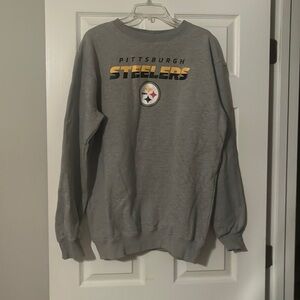 Gray Pittsburgh Steelers Crewneck